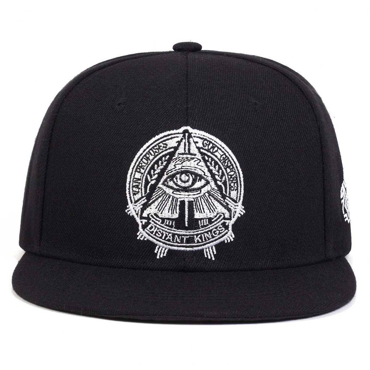 Snapback Hat Flat - Unisexowa czapka typu snapback z haftowanym