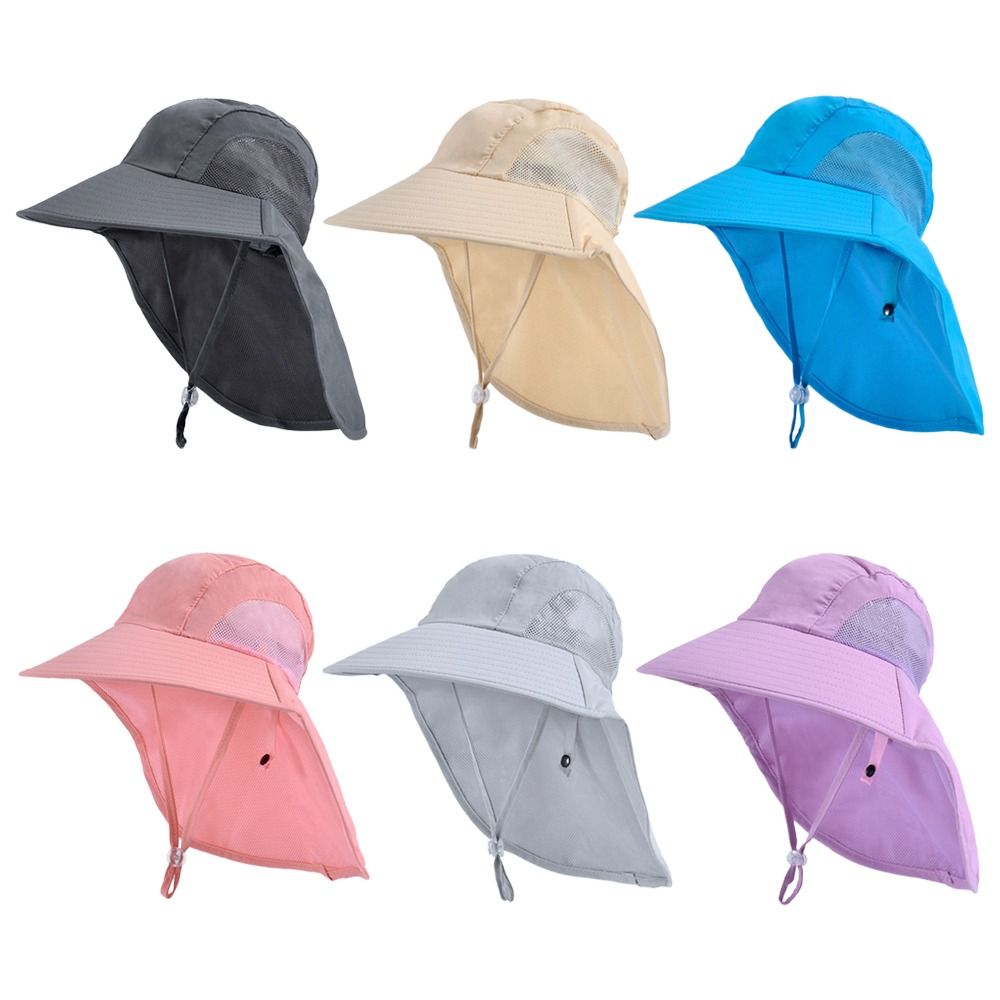 Sun Hat Wide Brim - Krem przeciwsłoneczny Chłopiec Dziewczynka Plaża Czapka