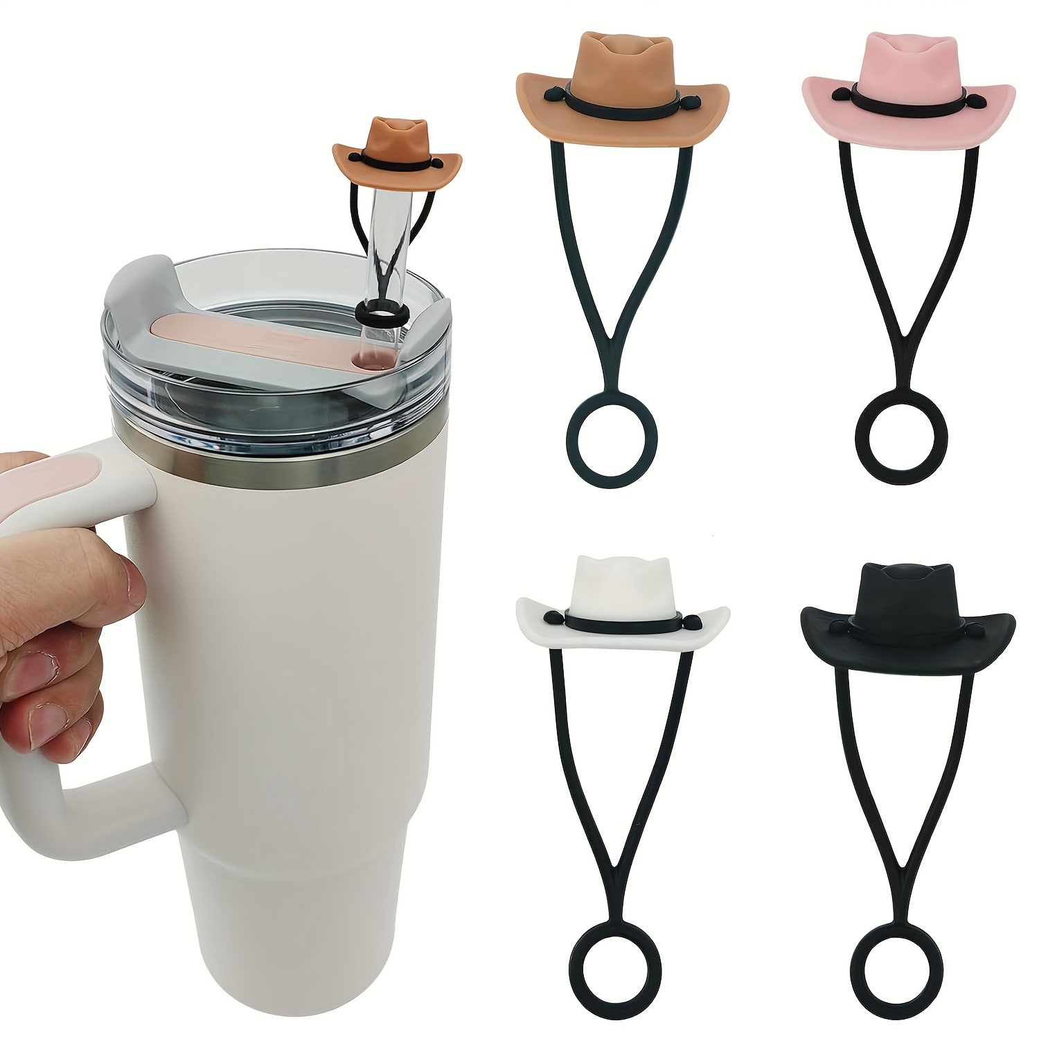 Silikonowe nakładki na słomki  – Cowboy Hat Straw recenzja i cena
